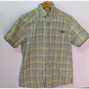 Eddie Bauer Shirt Mens Size M Medium Short Sleeve Buttons Up Classic Fit (713m)